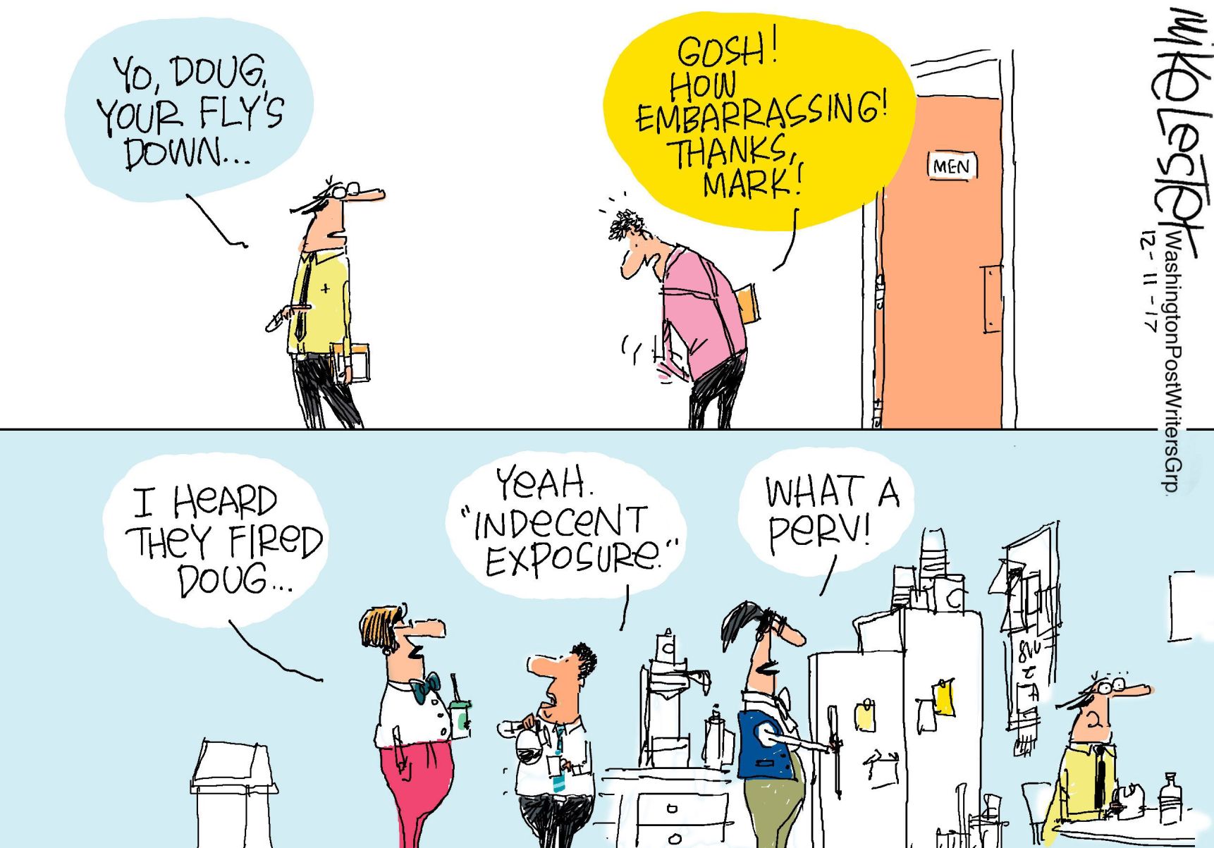 Mike Lester cartoon